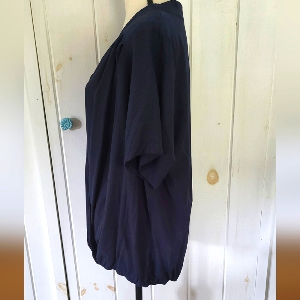 Bloomchic Crossover Snap Button Blousant Top - image 6